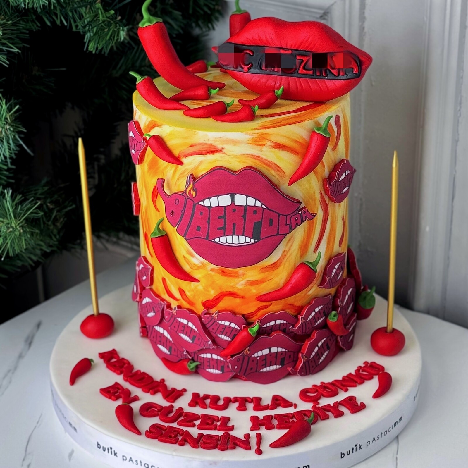 Aşkım Kapışmak Doğum Günü Pastası