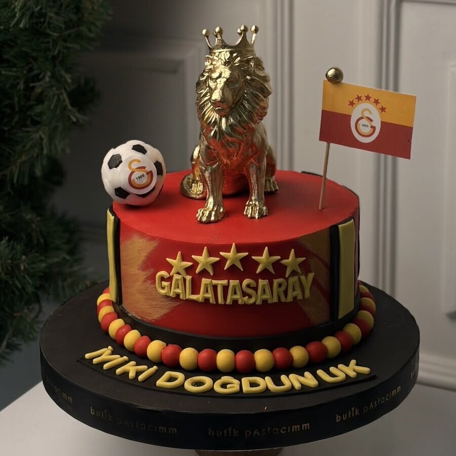 Aslan Dekorlu Taraftar Pastası