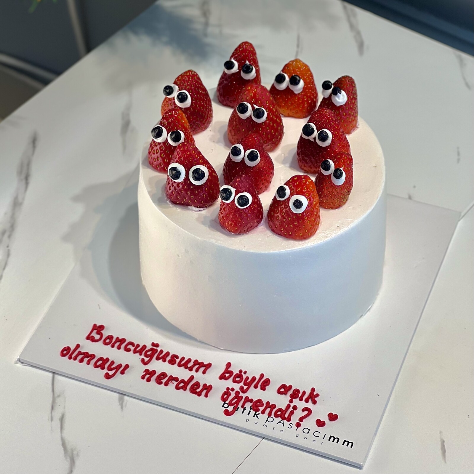 Babam Böyle Pasta Yapmayı Nereden Öğrendi Pastası