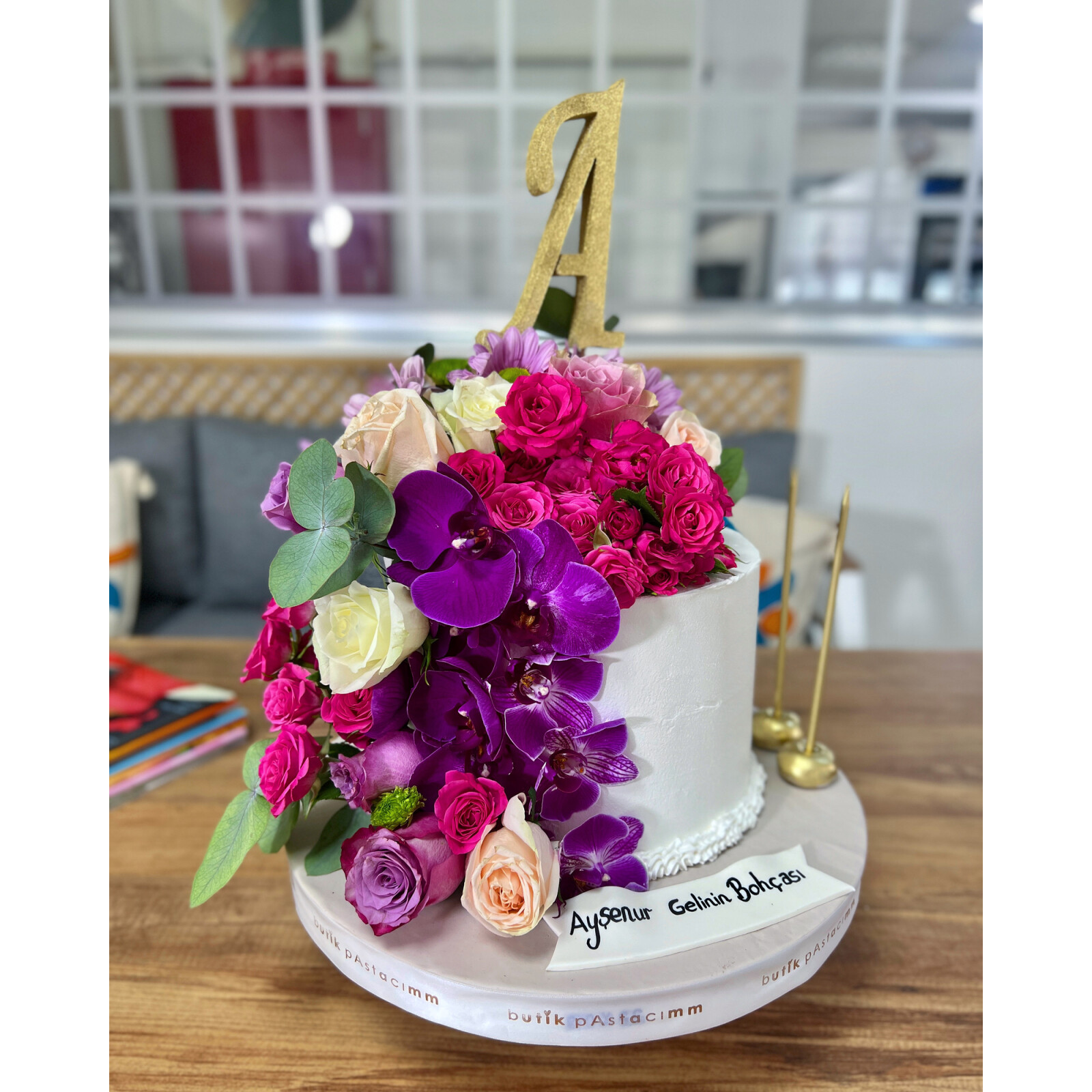 Çiçekli Konsept Pasta