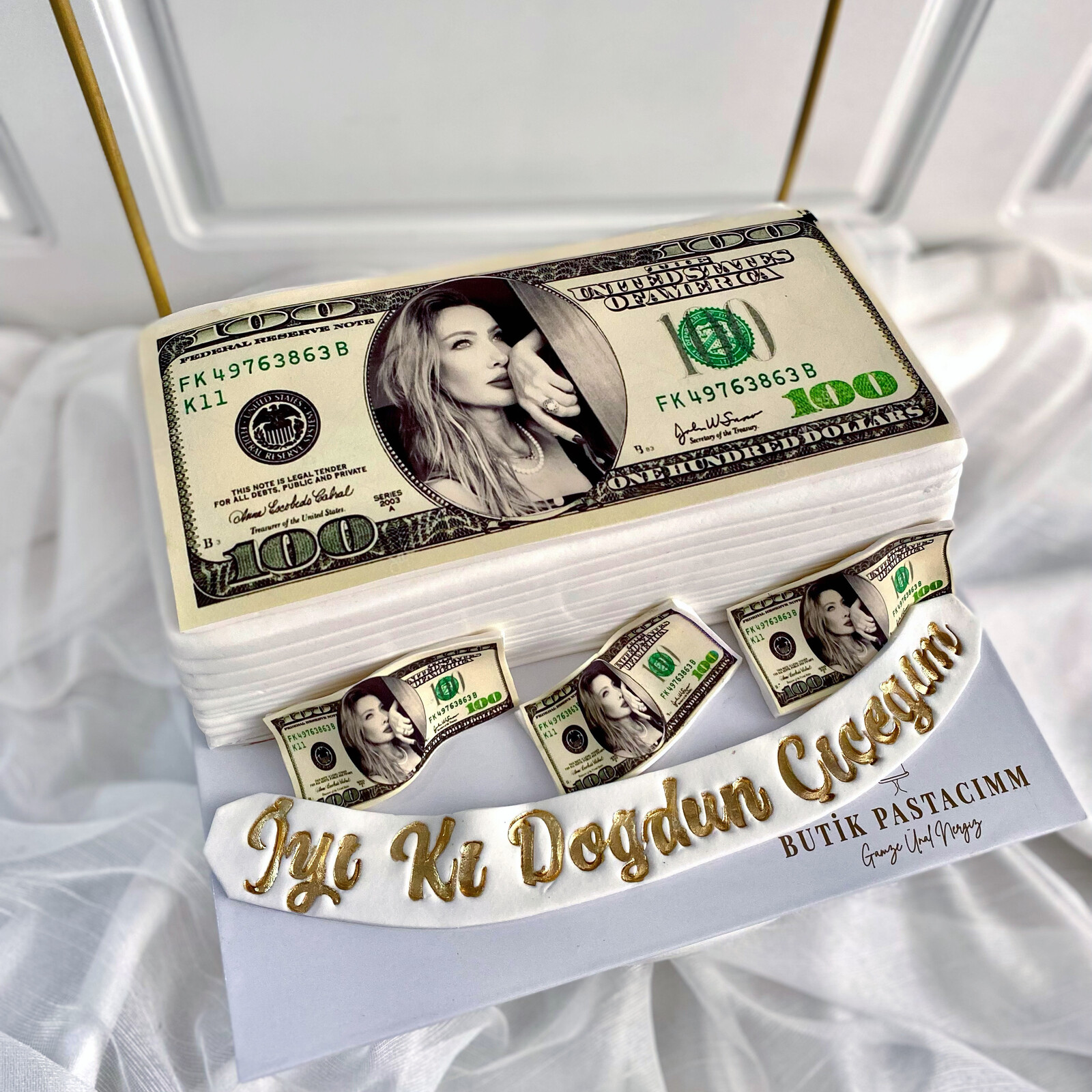 Dolarlı Kişiye Özel Pasta