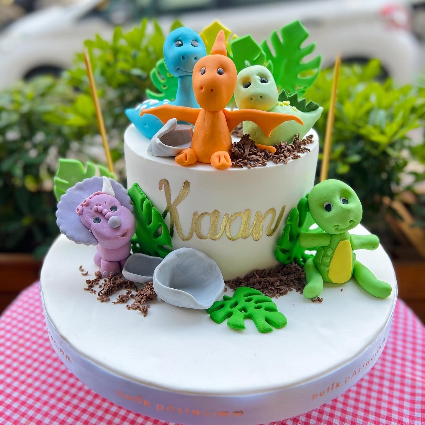 Eğlenceli Dinazor Çocuk Pastası