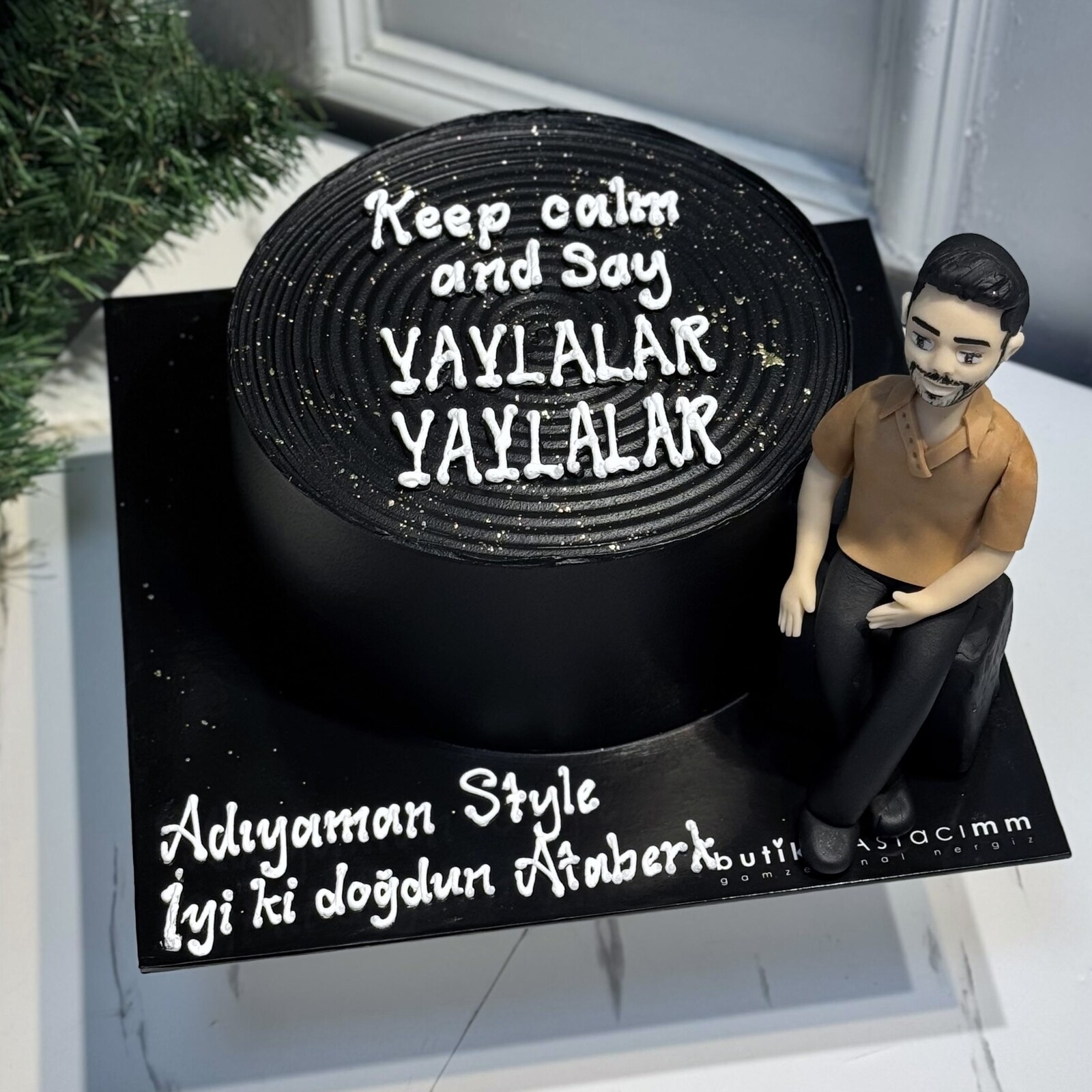 Figürlü Yazılı Asker Pastası