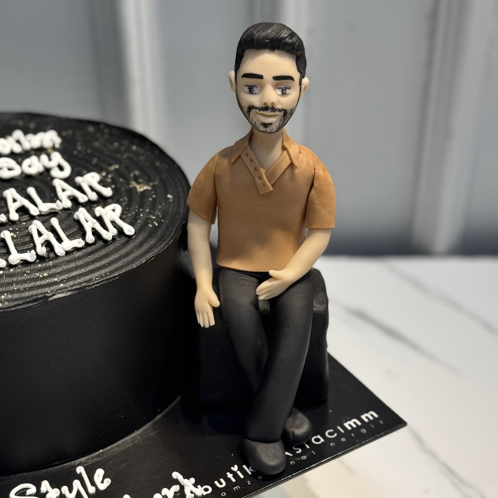 Figürlü Yazılı Asker Pastası