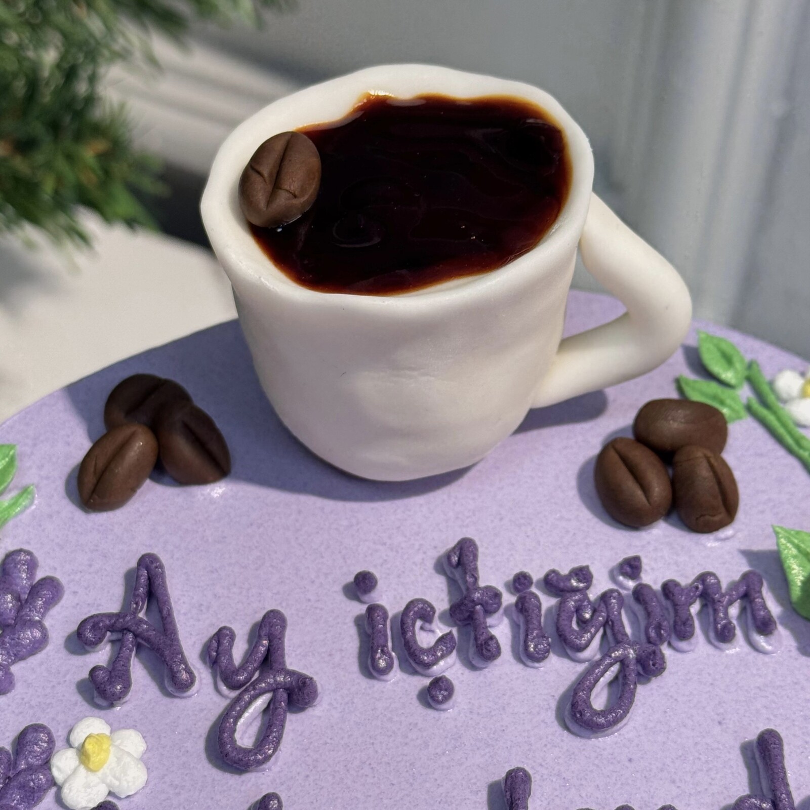 Kahve Severlerin Yazılı Pastası