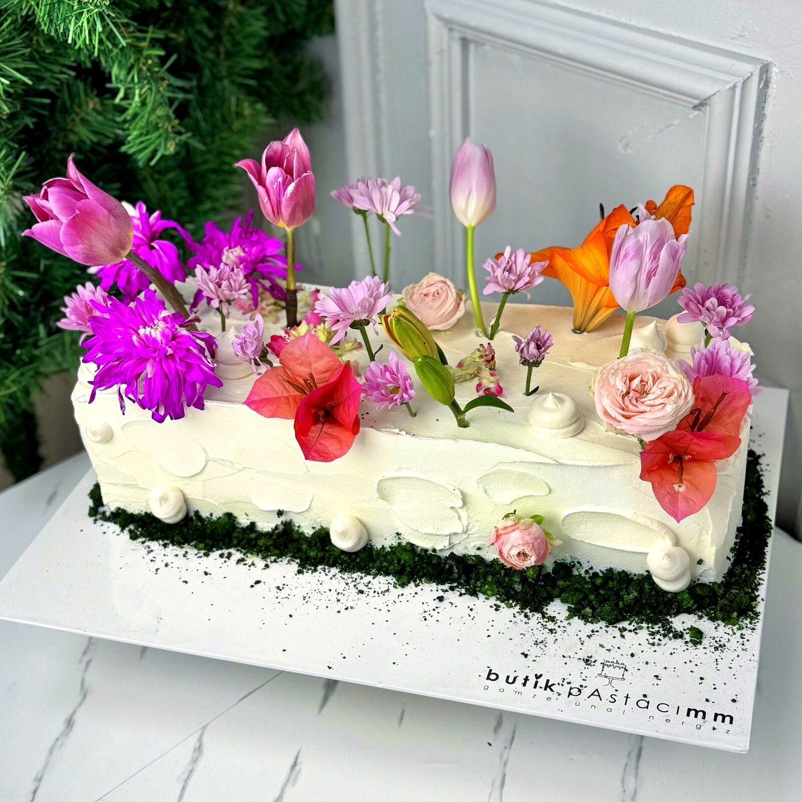 Karışık Çiçekli Baton Pasta