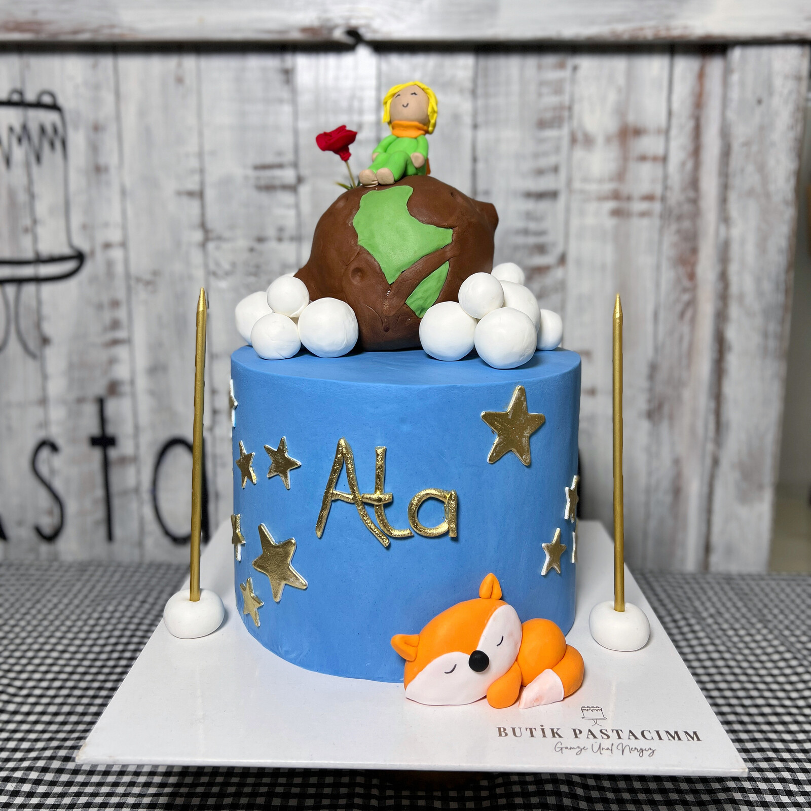 Küçük Prensli Çocuk Pastası