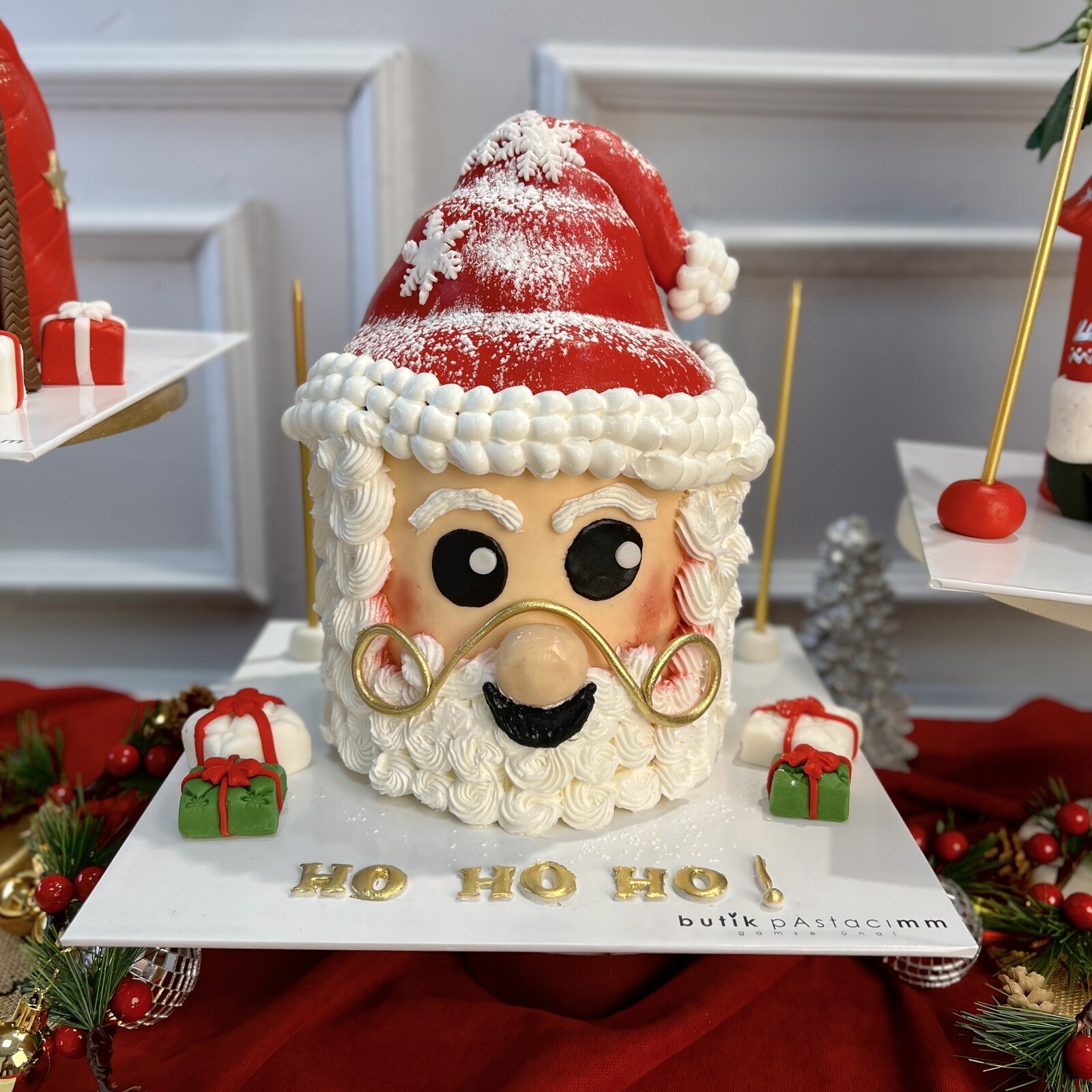 Noel Babalı Yeni Yıl Pastası