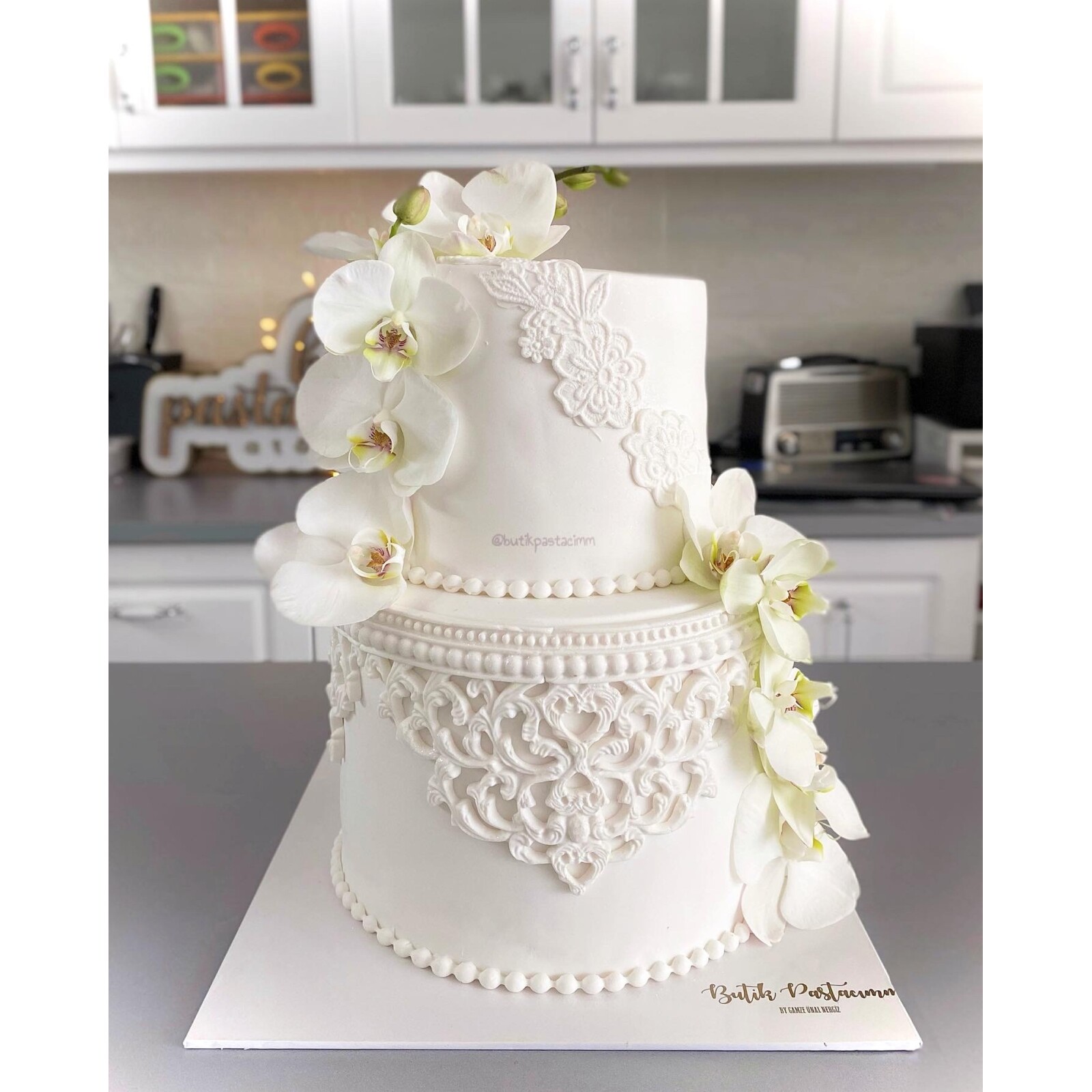 Orkideli Tasarım Pasta