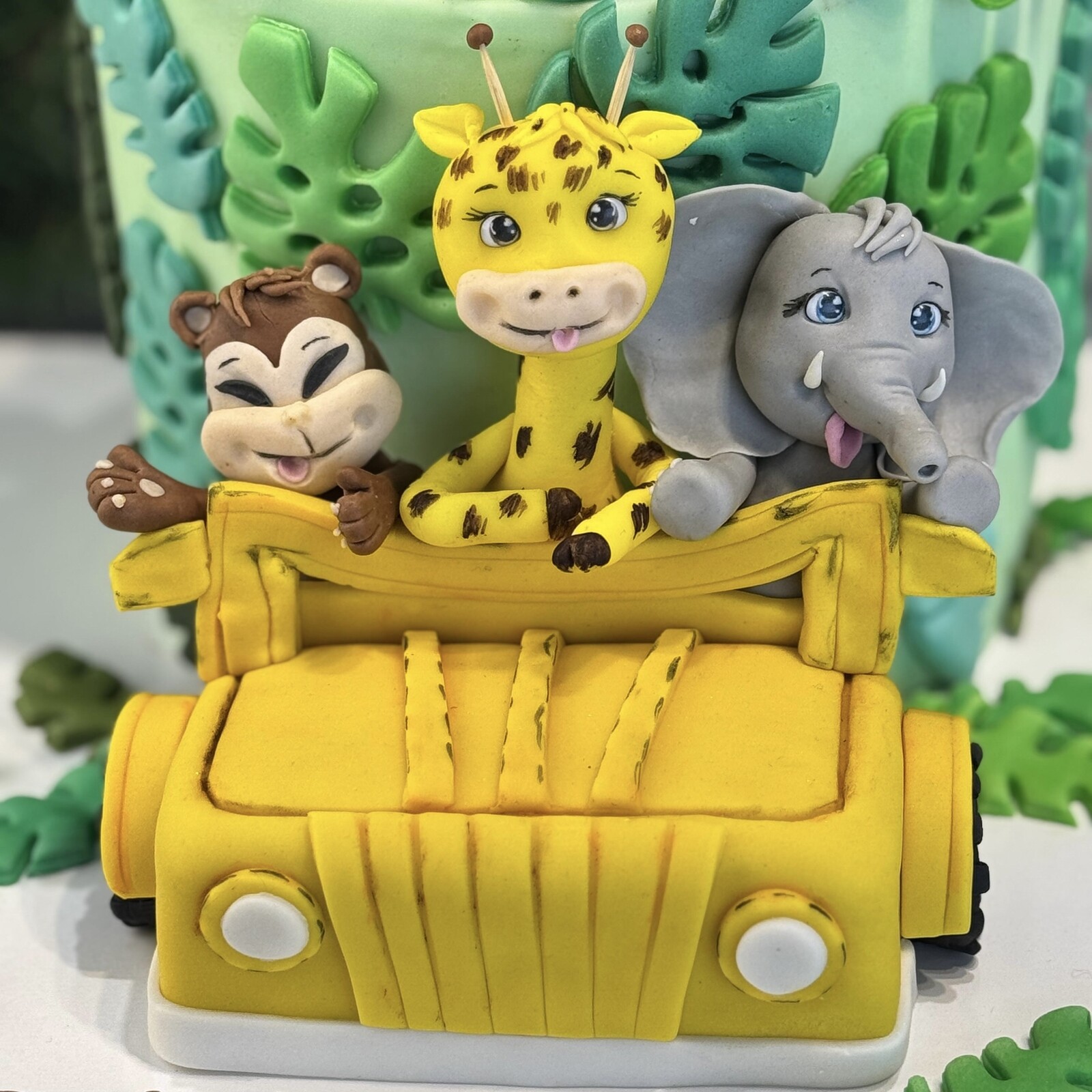 Safari Çocuk Doğumgünü Pastası