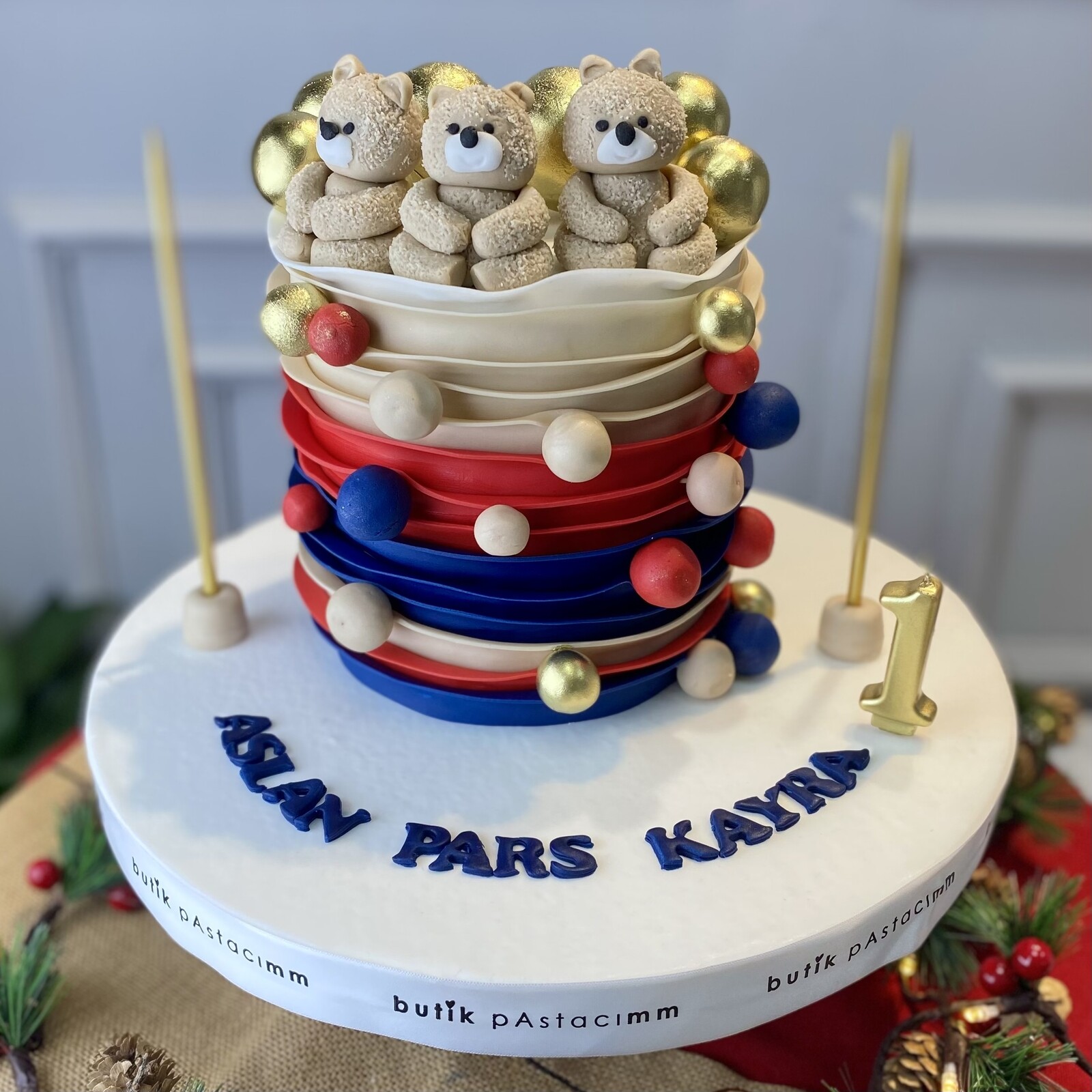 Sevimli Ayıcık Üçüz Pastası