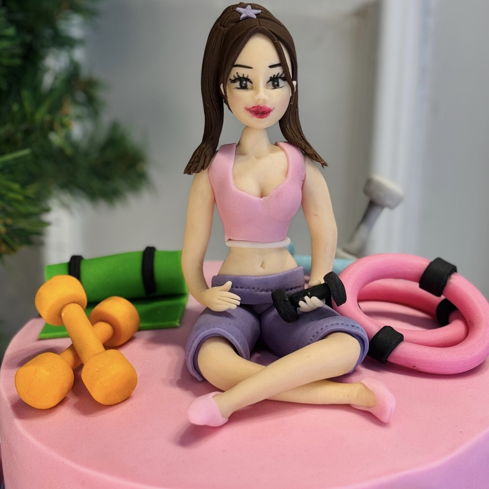 Sporcu Kadın Pastası (Pilates Pastası)