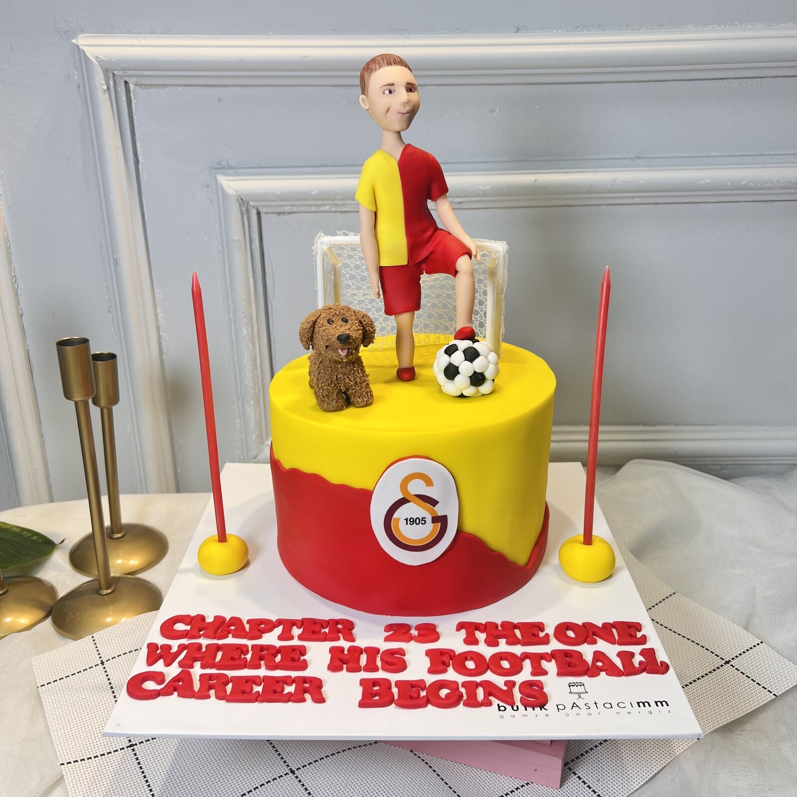 Taraftar Temalı Kişiye Özel Pasta