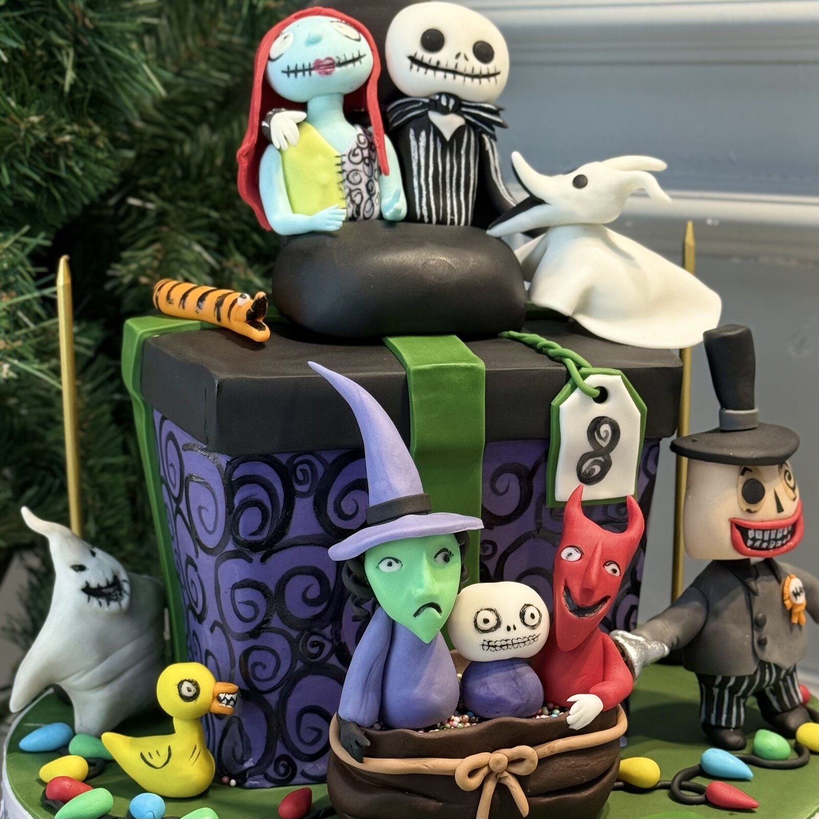 The Nightmare Before Christmas Cake (Noel Gecesi Kabusu Pasta)
