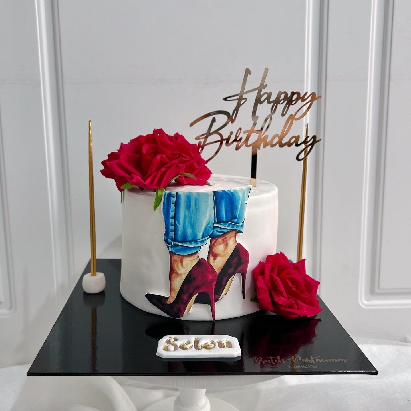 Topuklu Ayakkabı Kişiye Özel Pasta