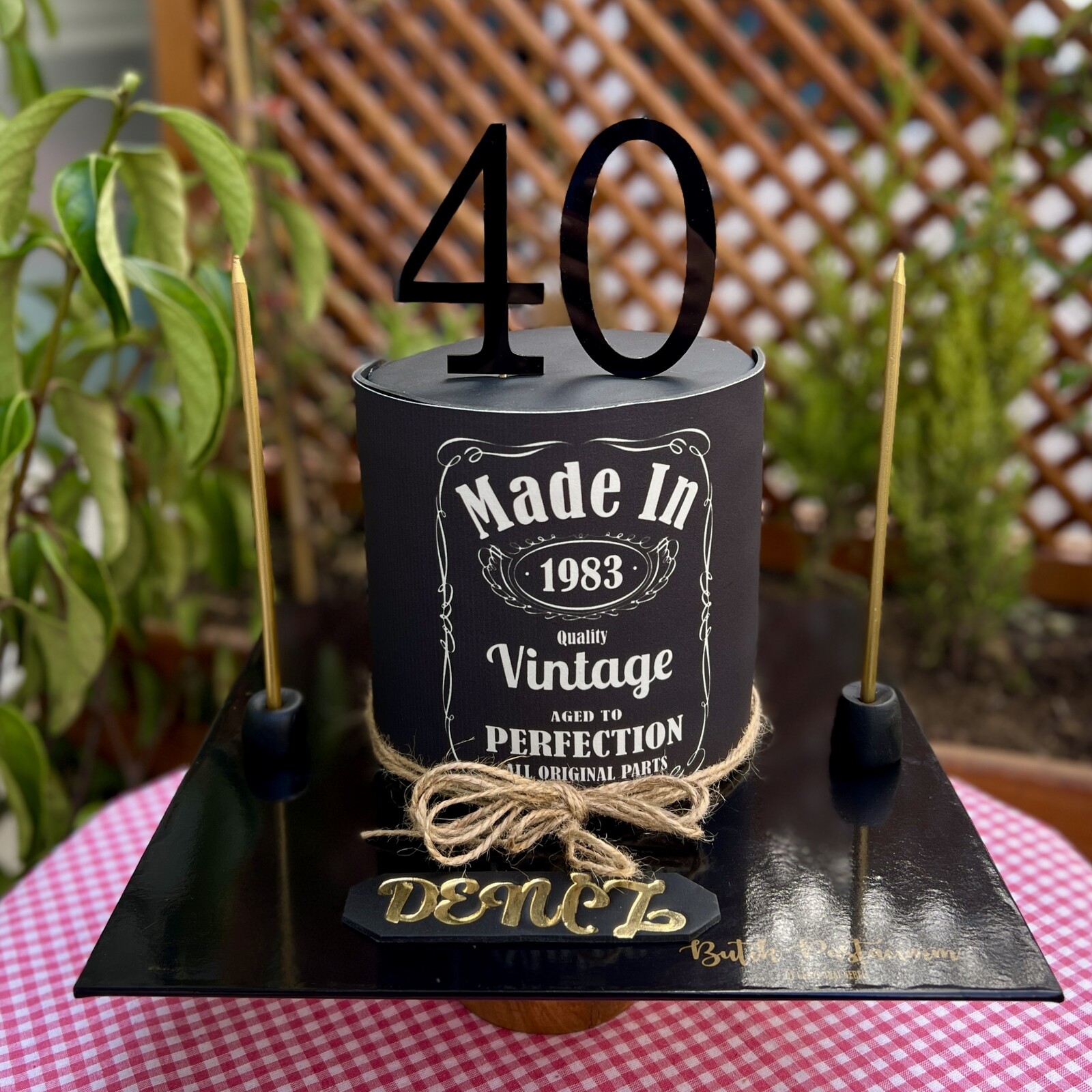 Vintage Erkek Pastası