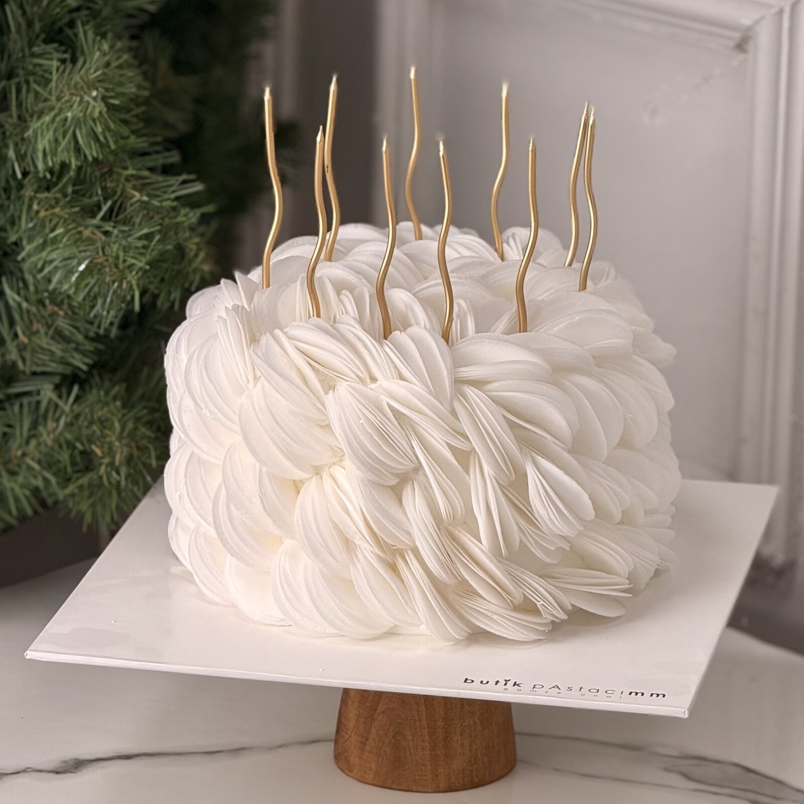 Wafer Paper Dizaynlı Tasarım Pasta