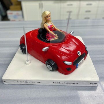 Arabalı Barbie Pastası