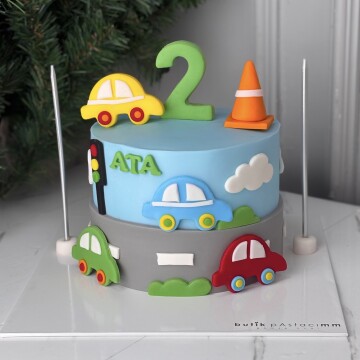 Arabalı Çocuk Pastası