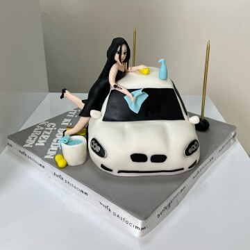 Arabalı Kişiye Özel Pasta