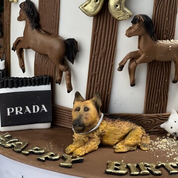 At Figürlü Kişiye Özel Pasta