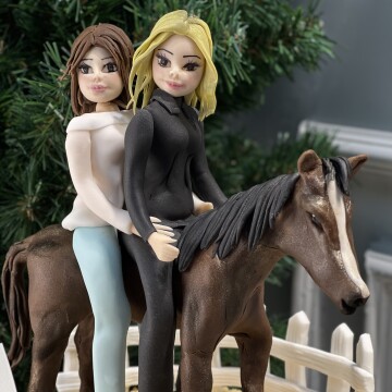 At Figürlü Kişiye Özel Pasta