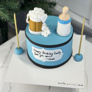 Babalara Özel Pasta