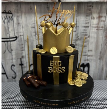 Big Boss Dizaynlı Tasarım Pasta