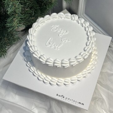 Cinsiyet Belirleme Pastası (Cinsiyet Partisi - İçinden Renk Çıkan Pasta)