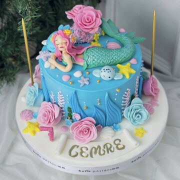 Deniz Kızı Çocuk Pastası