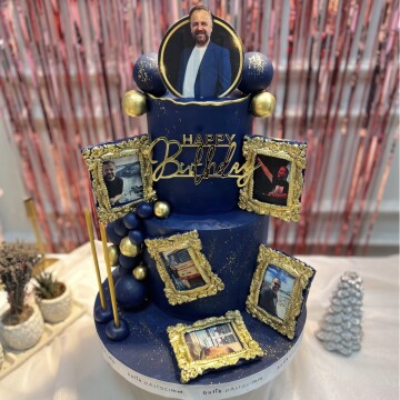 Fotoğraf Çerçeveli Pasta