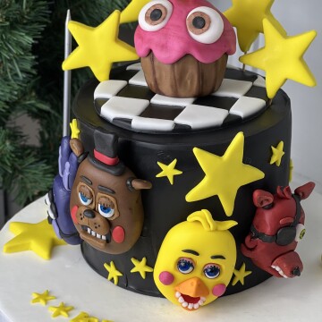 Freddy ve Arkadaşları (FNAF Yıldızları Pasta)