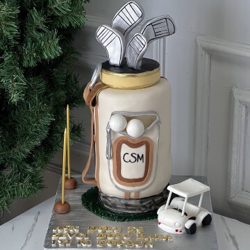Golf Pastası (Golf Bag Cake)