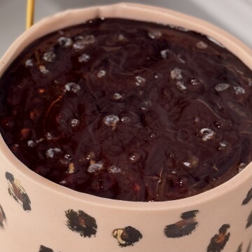 Kahve Fincanı Pasta (Leoparlı)