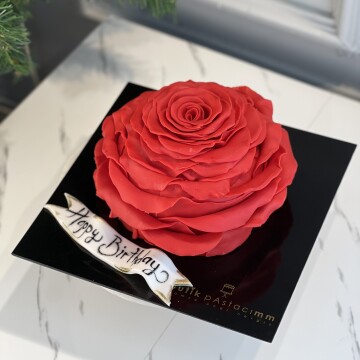 Kırmızı Gül Pasta