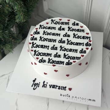 Kocam Yazılı Pasta
