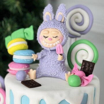 Labubu Eğlenceli Çocuk Pastası