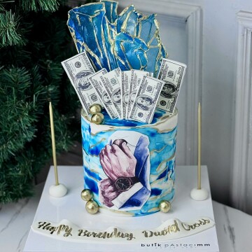 Özel Tasarım Klas Erkek Pastası