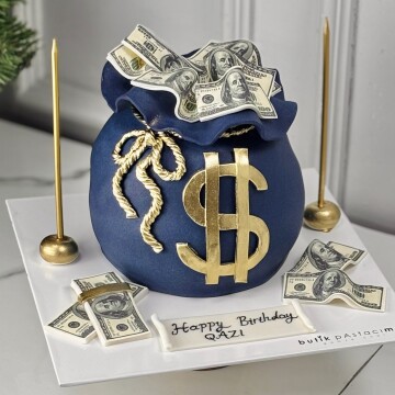 Para Kesesi Tasarım Pasta