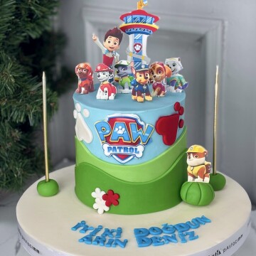 Paw Patrol Tasarım Pasta