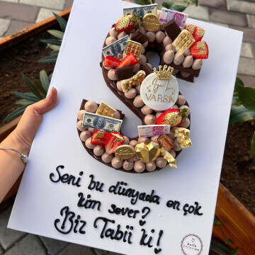 S Harf Kurabiye Pasta