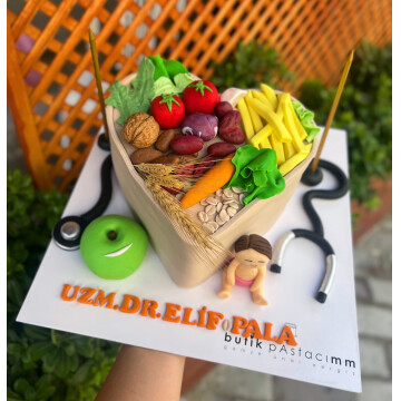 Sağlıklı Yiyecekler Pastası