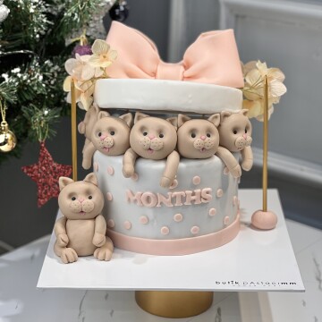 Sevimli Kediler Pastası