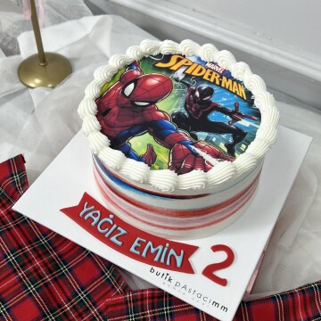 Spiderman Resimli Pasta