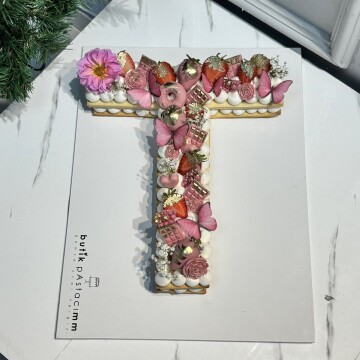 T Harf Kurabiye Pasta