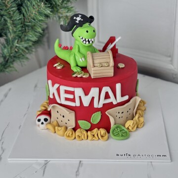 Tatlı Dinazor Çocuk Pastası