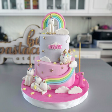 Unicorn Rüyası Çocuk Pastası
