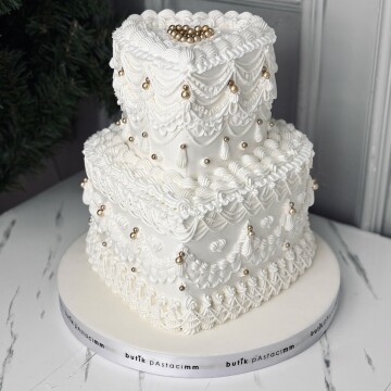 Vintage Nişan Pastası