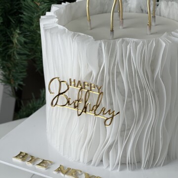 Wafer Paper Özel Tasarım Pasta