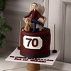 70 Yaş Figürlü Baba Pastası